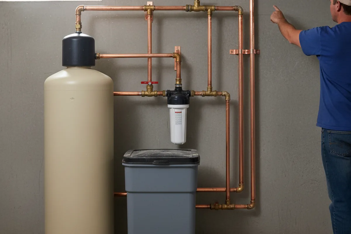 Whole-house water treatment system installed in Onslow